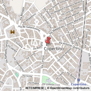 Mappa Piazza Umberto I, 4, 73043 Copertino, Lecce (Puglia)