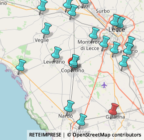 Mappa Piazza Umberto I, 73043 Copertino LE, Italia (10.628)