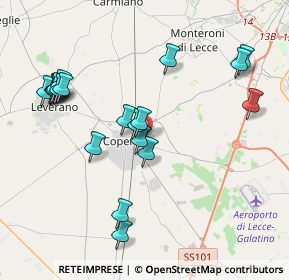 Mappa Via Luigi Pirandello, 73043 Copertino LE, Italia (4.514)
