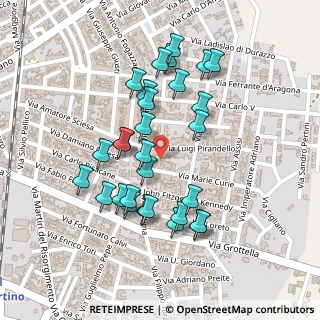 Mappa Via Luigi Pirandello, 73043 Copertino LE, Italia (0.23793)