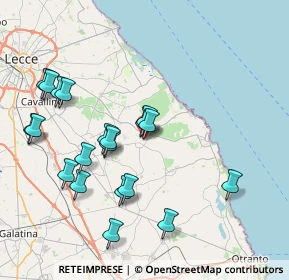 Mappa Via Roca, 73026 Melendugno LE, Italia (8.7475)