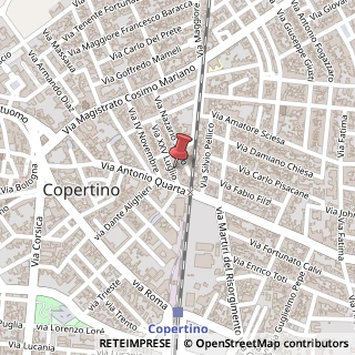 Mappa Via XXV Luglio, 55, 73043 Copertino, Lecce (Puglia)