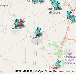 Mappa Via XXV Luglio, 73043 Copertino LE, Italia (5.8605)