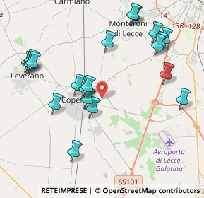 Mappa Via Salvatore Troso, 73043 Copertino LE, Italia (4.878)