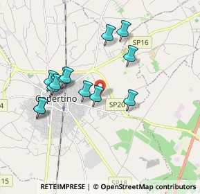 Mappa Via Salvatore Troso, 73043 Copertino LE, Italia (1.85154)