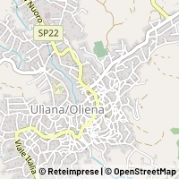 Mapa Oliena