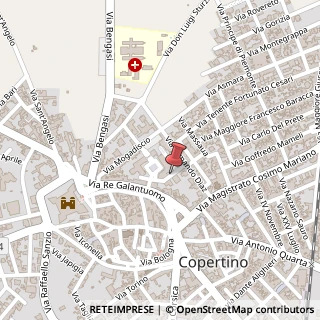 Mappa Via Don Rosario Trono, 73043 Copertino LE, Italia, 73043 Copertino, Lecce (Puglia)