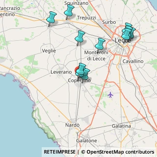 Mappa Via Adua, 73043 Copertino LE, Italia (9.25727)