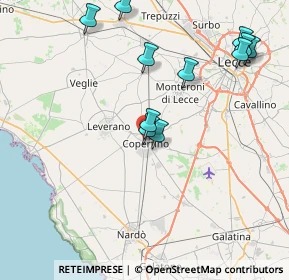 Mappa Via Adua, 73043 Copertino LE, Italia (9.25727)