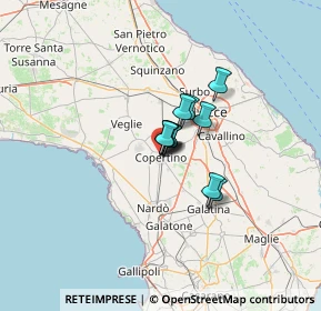 Mappa Via Adua, 73043 Copertino LE, Italia (6.41)