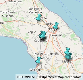 Mappa Via Alessandro Volta, 73043 Copertino LE, Italia (12.20154)