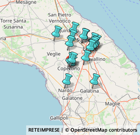 Mappa Via Alessandro Volta, 73043 Copertino LE, Italia (10.18824)