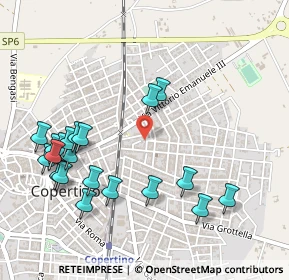 Mappa Via Alessandro Volta, 73043 Copertino LE, Italia (0.615)