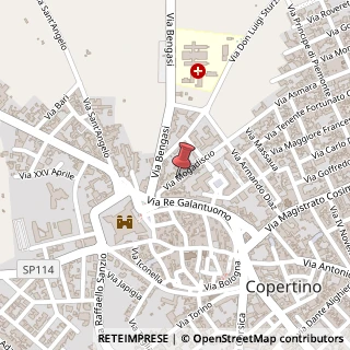 Mappa Via mogadiscio 5, 73043 Copertino, Lecce (Puglia)