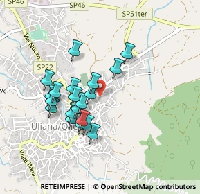 Mappa Via Padre Solinas, 08025 Oliena NU, Italia (0.412)