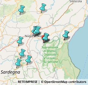 Mappa Via Padre Solinas, 08025 Oliena NU, Italia (13.68438)