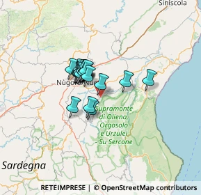 Mappa Via Padre Solinas, 08025 Oliena NU, Italia (8.9165)