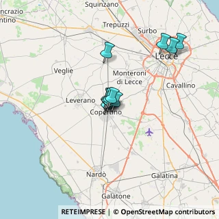 Mappa Piazza Quinto Ennio, 73043 Copertino LE, Italia (4.50583)