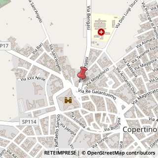 Mappa Via Bengasi, 7, 73043 Copertino, Lecce (Puglia)