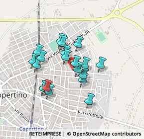 Mappa Via Giovanni Boccaccio, 73043 Copertino LE, Italia (0.3805)