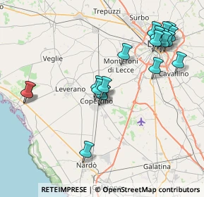 Mappa Via Giovanni Boccaccio, 73043 Copertino LE, Italia (9.168)