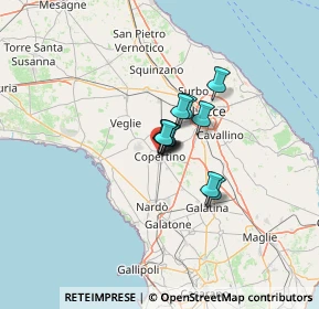 Mappa Via Don Rosario Trono, 73043 Copertino LE, Italia (6.36636)