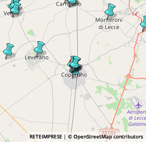 Mappa Via Don Rosario Trono, 73043 Copertino LE, Italia (5.858)