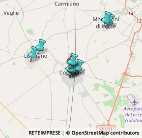 Mappa Via Don Rosario Trono, 73043 Copertino LE, Italia (2.33583)