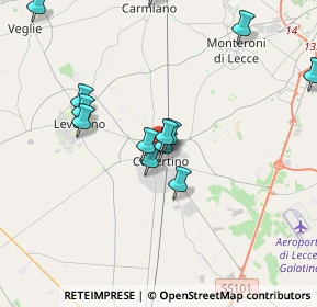 Mappa Via Don Rosario Trono, 73043 Copertino LE, Italia (4.34643)