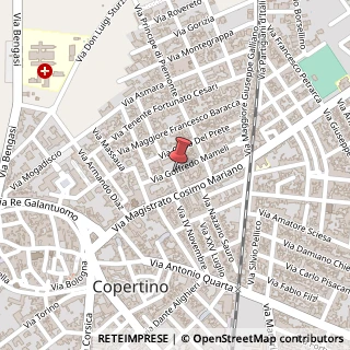 Mappa Via Goffredo Mameli, 26, 73043 Copertino, Lecce (Puglia)