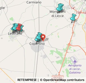 Mappa Via Ferrante d'Aragona, 73043 Copertino LE, Italia (4.66909)