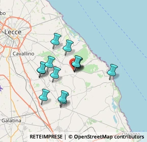 Mappa Via Santa Caterina, 73026 Melendugno LE, Italia (5.86154)