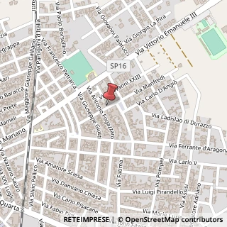 Mappa Via Torquato Tasso, 37, 73043 Copertino, Lecce (Puglia)
