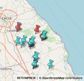 Mappa Via XX Settembre, 73026 Melendugno LE, Italia (7.3355)