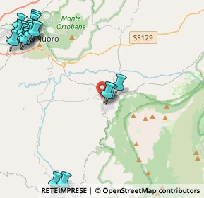 Mappa Via su Sune, 08025 Oliena NU, Italia (6.9695)