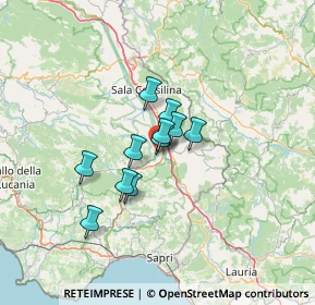 Mappa Contrada Sant'Antonio, 84032 Buonabitacolo SA, Italia (9.09545)
