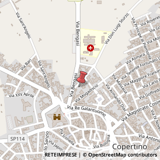 Mappa Via Don Luigi Sturzo, 73043 Copertino LE, Italia, 73043 Copertino, Lecce (Puglia)