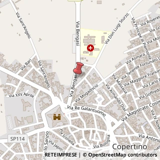 Mappa Via Bengasi, 48, 73043 Copertino, Lecce (Puglia)
