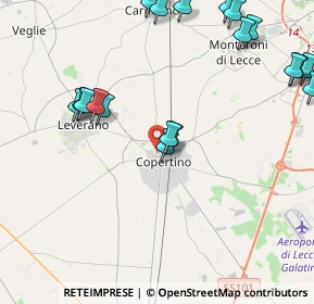 Mappa Via Bengasi, 73043 Copertino LE, Italia (5.6675)