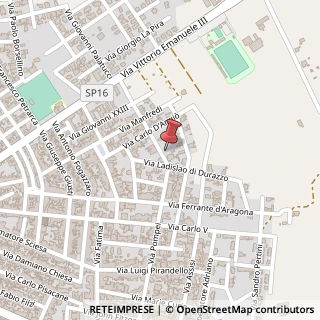 Mappa Via Federico II, 35, 73043 Copertino, Lecce (Puglia)