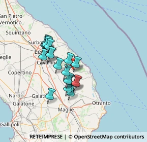 Mappa Via San Giovanni, 73026 Melendugno LE, Italia (11.7235)