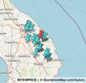 Mappa Via San Giovanni, 73026 Melendugno LE, Italia (10.766)