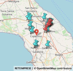 Mappa Via Maggiore Francesco Baracca, 73043 Copertino LE, Italia (11.97895)