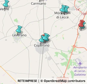 Mappa Via Maggiore Baracca, 73043 Copertino LE, Italia (5.57)