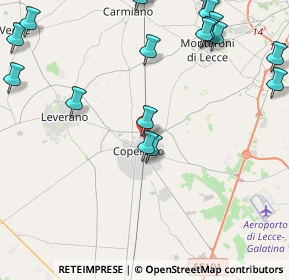 Mappa Via Carlo del Prete, 73043 Copertino LE, Italia (6.4795)