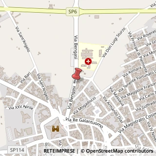 Mappa Via Bengasi, 58/A, 73043 Copertino, Lecce (Puglia)