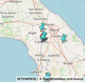 Mappa Via Papa Giovanni XXIII, 73043 Copertino LE, Italia (27.06538)