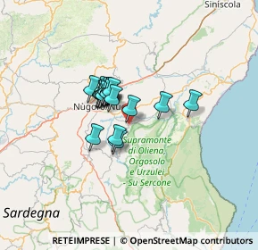 Mappa Via Flumendosa, 08025 Oliena NU, Italia (8.7945)