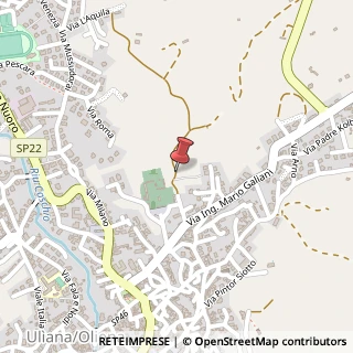 Mappa Via Flumendosa, 08025 Oliena NU, Italia, 08025 Oliena, Nuoro (Sardegna)