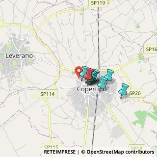 Mappa Via Bari, 73043 Copertino LE, Italia (1.03364)